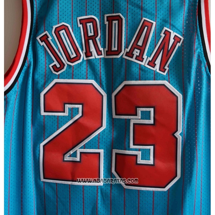Camiseta Chicago Bulls Michael Jordan #23 Mitchell & Ness 1995-96 Azul